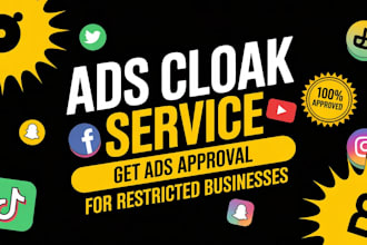 cloak ads to get ads approval, cbd, crypto vape, pills, google, facebook, cloak