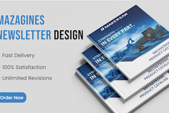 design magazine, product catalogue, booklet, newspaper and magazine layout