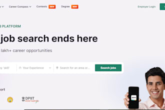 create recruitment website job portal job board and staffing agency website