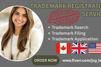 do trademark search, registration, and submission for USA residents