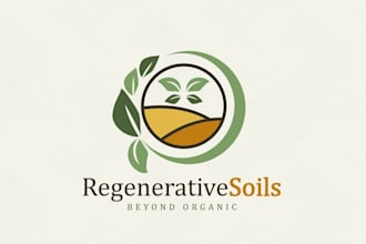 do a professional landscape, agriculture, or lawn care logo