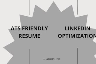 create ats friendly resume, cover letter, and linkedin profile
