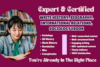 write history, biography, international relations, sociology ebook