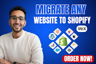 do shopify migration, migrate website or transfer ecommerce website to shopify