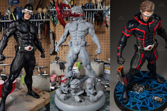 paint 3d printed warhammer, dnd, action figures, miniature, figurine dnd toys