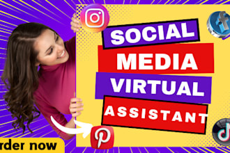 be personal executive virtual assistant social media content manager VA admin