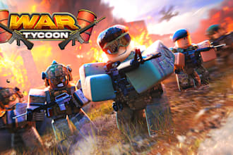 create roblox tycoon, obby, battleground, puzzle games,terrain map, assests