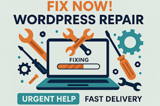urgently troubleshoot revamp repair and fix website error