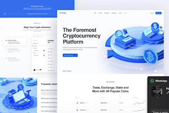 p2p crypto exchange website, kyc, wallet integration, trading, binary website