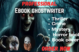 ghostwrite fiction thriller crime scene horror short story ebook writer