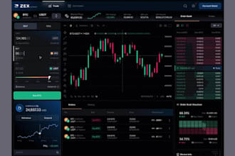 binance like crypto exchange website, trading platform, wallet integration, kyc