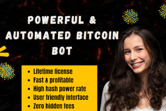 build and install profitable bitcoin bot, btc app for smartphone or laptop