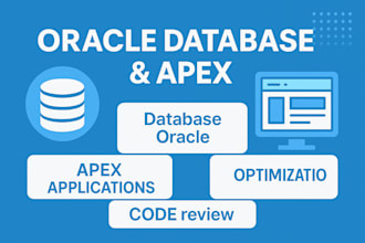 help with oracle database and apex