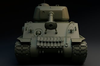 model 3d tank model, 3d battle tank, 3d military tank, 3d world war tank model