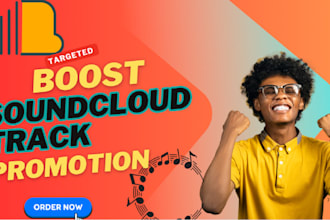 promote your soundcloud music track organically to real listeners