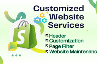 setup shopify custom collection layout page filter header for easy shopping