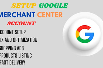 setups and optimize your g0ogle merchant center for google shopping ads gmc