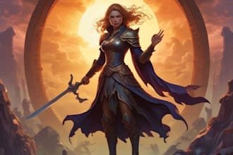 craft fantasy art book cover illustrations