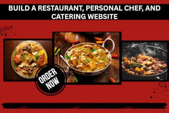 build a restaurant, personal chef, and catering website