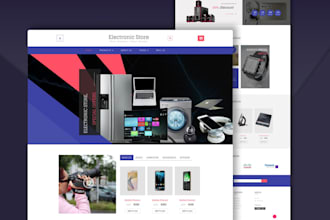 design equipment, electronic website, home appliance website, car part website