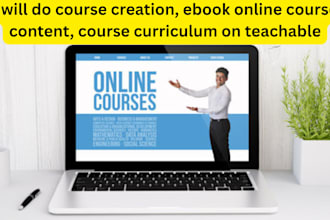 do course creation, ebook online course content, course curriculum on teachable