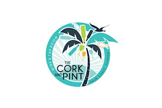 design a luxury beach travel or hotel logo