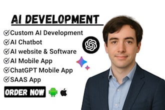 develop chatgpt ai app developer ai website ai saas