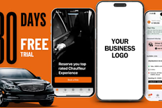 develop limousine booking app, bus booking app, chauffeur booking app for you