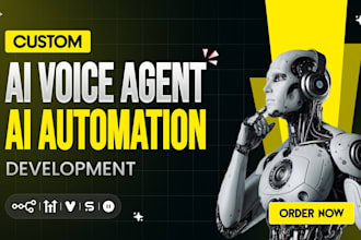 build ai voice agents, ai receptionists and calling bots for leads or support