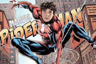 create comic book characters art comic book art cover design illustration