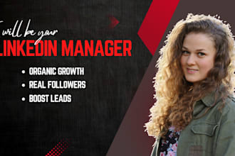 be your linkedin marketing manager and content creator