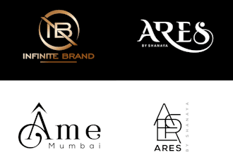 design modern minimalist initial letters monogram fashion clothing brand logo