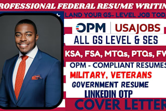 write ats optimized federal, executive, and usajobs resumes to land top roles
