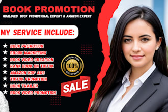 create tik tok book video kindle book promotion kdp marketing booktok promotion