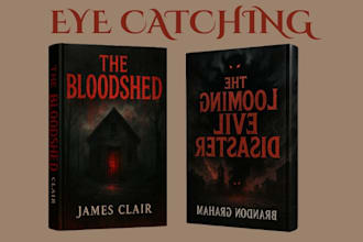 design horror book cover fantasy sci fi book cover design fan fiction book cover