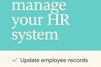 assist with HR policies, sops, contracts, and virtual assistant