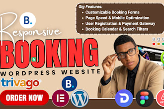 build hotel booking website appointment vacation rental website