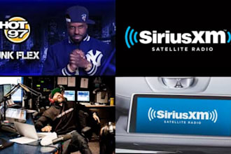 promote your song organically on hot97 and siriusxm radio stations