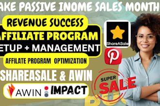 setup, manage and optimize your affiliate program on awin and shareasale,rakuten
