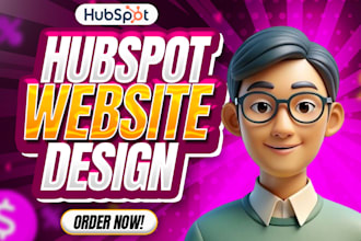 design hubspot website, hubspot landing page, hubspot template, hubspot seo