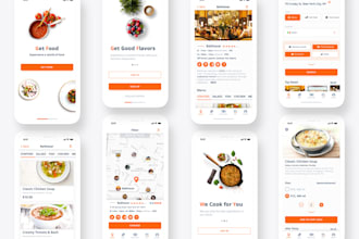 design restaurant, food delivery  like uber, doordash