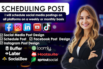 be your social media manager design post schedule via buffer loomly hootsuite