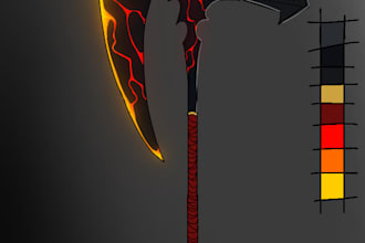 draw from fantasy creatures to even weapon designs
