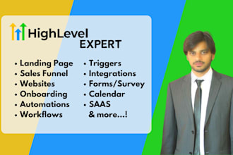 design a high converting gohighlevel landing page website funnel ghl expert