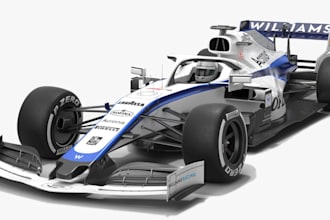 f1, f2 sculpt for print,3dsport vehicle,glb car model,realistic car for game,st