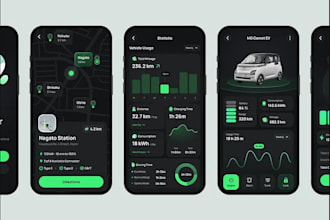 design UI UX dashboards, mobile apps, and websites in figma