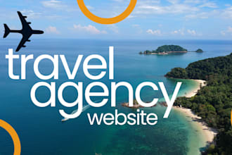 create wordpress tourism website travel agents website logistics website design