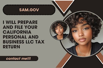 prepare and file your california personal and business llc tax return