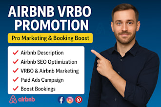 promote airbnb listing, airbnb marketing, vrbo promotion to get more bookings