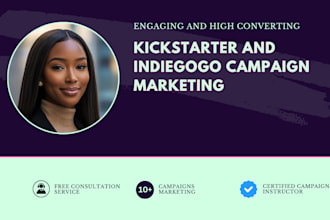do crowdfunding promotion for kickstarter, indiegogo or do gofundme promotion